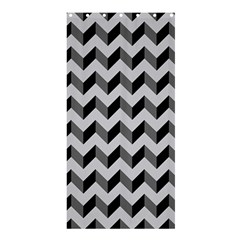 Modern Retro Chevron Patchwork Pattern  Shower Curtain 36  X 72  (stall)  by GardenOfOphir