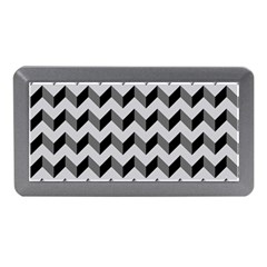 Modern Retro Chevron Patchwork Pattern  Memory Card Reader (mini) by GardenOfOphir