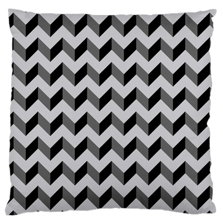 Modern Retro Chevron Patchwork Pattern  Large Cushion Cases (Two Sides) 