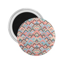 Trendy Chic Modern Chevron Pattern 2 25  Magnets by GardenOfOphir