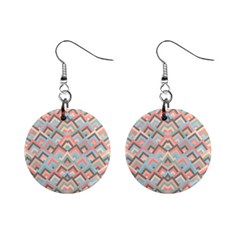 Trendy Chic Modern Chevron Pattern Mini Button Earrings by GardenOfOphir