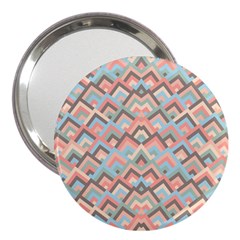 Trendy Chic Modern Chevron Pattern 3  Handbag Mirrors by GardenOfOphir