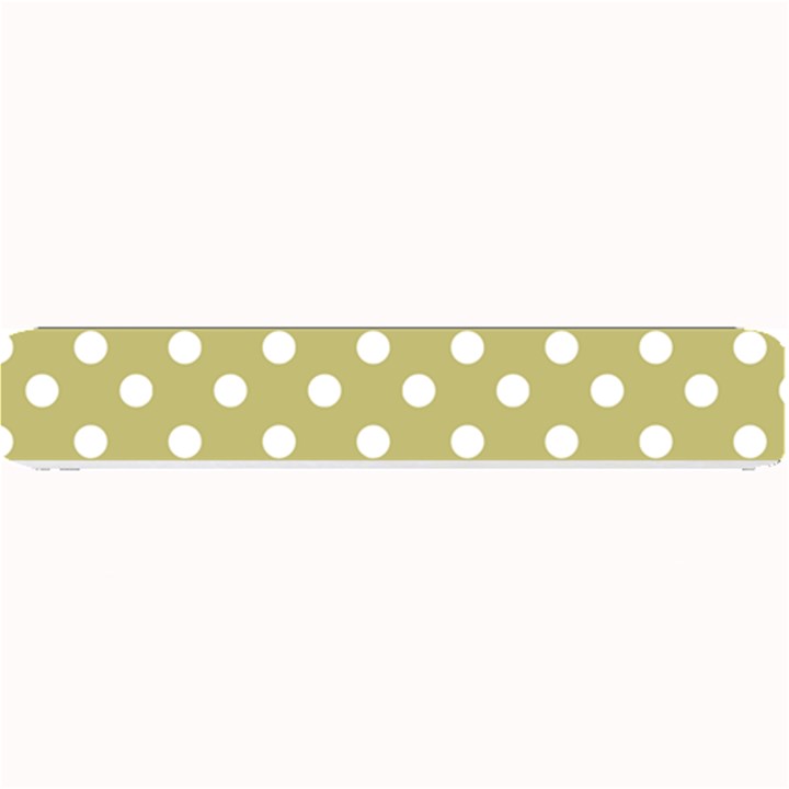 Lime Green Polka Dots Small Bar Mats