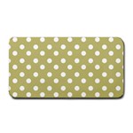 Lime Green Polka Dots Medium Bar Mats 16 x8.5  Bar Mat