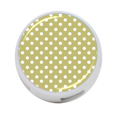 Lime Green Polka Dots 4-port Usb Hub (one Side) by GardenOfOphir