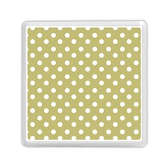 Lime Green Polka Dots Memory Card Reader (square)  by GardenOfOphir