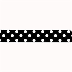 Black And White Polka Dots Small Bar Mats by GardenOfOphir