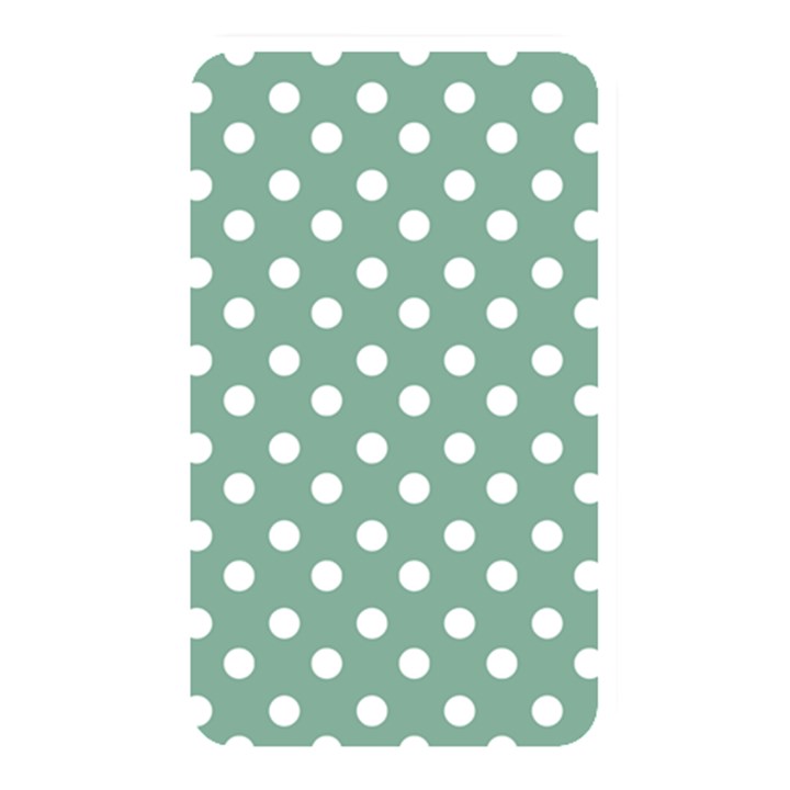 Mint Green Polka Dots Memory Card Reader