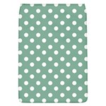 Mint Green Polka Dots Flap Covers (L)  Front