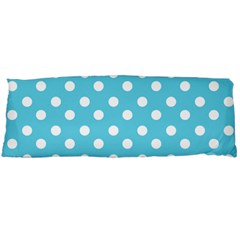 Sky Blue Polka Dots Body Pillow Cases (dakimakura)  by GardenOfOphir