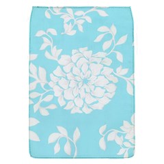 Aqua Blue Floral Pattern Flap Covers (s)  by LovelyDesigns4U