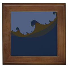 Ocean Waves Framed Tiles