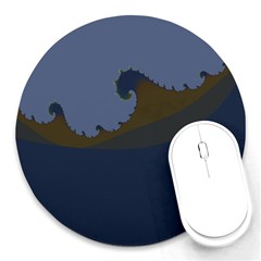 Ocean Waves Round Mousepads