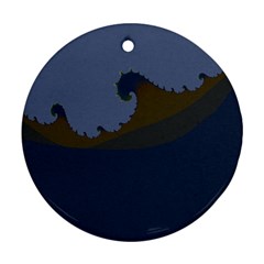 Ocean Waves Ornament (round)  by digitaldivadesigns