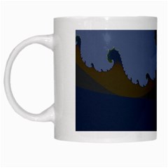 Ocean Waves White Mugs by digitaldivadesigns