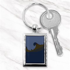 Ocean Waves Key Chains (Rectangle) 