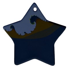 Ocean Waves Star Ornament (two Sides)  by digitaldivadesigns