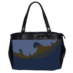 Ocean Waves Office Handbags (2 Sides) 