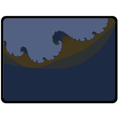 Ocean Waves Fleece Blanket (Large) 