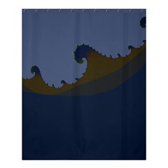 Ocean Waves Shower Curtain 60  X 72  (medium)  by digitaldivadesigns