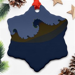 Ocean Waves Ornament (Snowflake) 