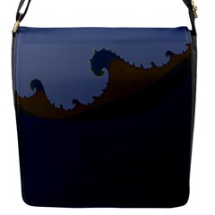 Ocean Waves Flap Messenger Bag (S)