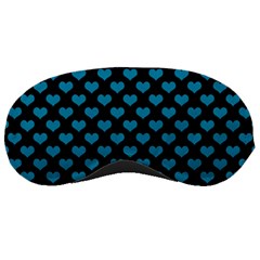 Blue Hearts Valentine s Day Pattern Sleeping Masks by LovelyDesigns4U