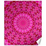 Pink and Red Mandala Canvas 8  x 10  8.15 x9.66  Canvas - 1