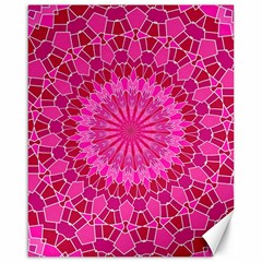 Pink And Red Mandala Canvas 16  X 20   by LovelyDesigns4U