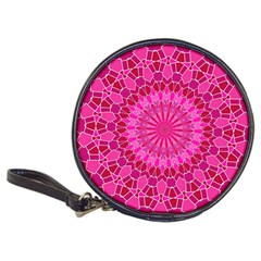 Pink And Red Mandala Classic 20-cd Wallets by LovelyDesigns4U