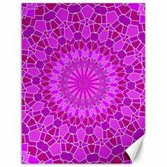 Purple And Pink Mandala Canvas 12  X 16   by LovelyDesigns4U