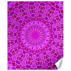 Purple And Pink Mandala Canvas 16  X 20   by LovelyDesigns4U