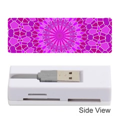 Purple And Pink Mandala Memory Card Reader (stick)  by LovelyDesigns4U