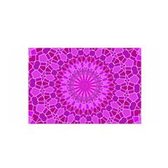 Purple And Pink Mandala Satin Wrap by LovelyDesigns4U