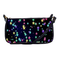 Pretty Stars Pattern Shoulder Clutch Bags by LovelyDesigns4U