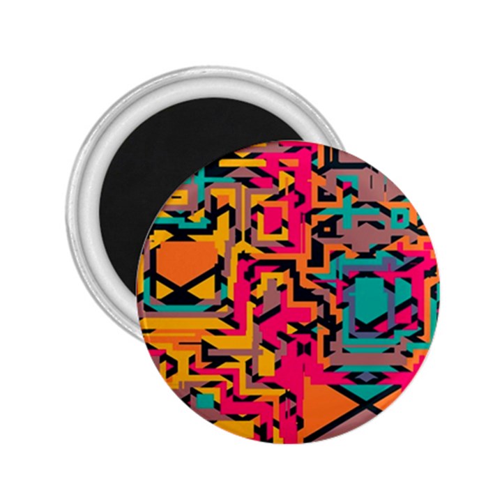 Colorful shapes 2.25  Magnet