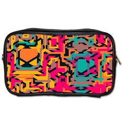 Colorful Shapes Toiletries Bag (one Side) by LalyLauraFLM