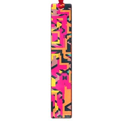 Colorful Shapes Large Book Mark by LalyLauraFLM