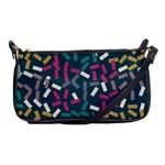 Floating rectangles Shoulder Clutch Bag Front