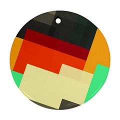 Miscellaneous retro shapes Ornament (Round)