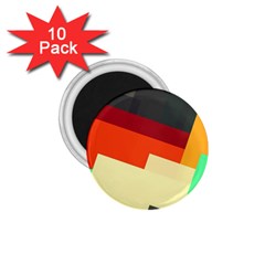 Miscellaneous retro shapes 1.75  Magnet (10 pack) 