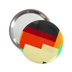 Miscellaneous retro shapes 2.25  Handbag Mirror