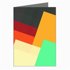 Miscellaneous Retro Shapes Greeting Cards (pkg Of 8)