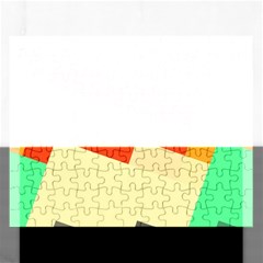 Miscellaneous retro shapes Jigsaw Puzzle (Rectangular)