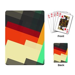 Miscellaneous retro shapes Playing Cards Single Design