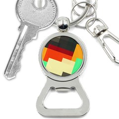 Miscellaneous retro shapes Bottle Opener Key Chain