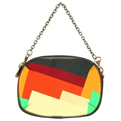 Miscellaneous Retro Shapes Chain Purse (two Sides) by LalyLauraFLM