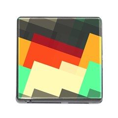 Miscellaneous retro shapes Memory Card Reader (Square)