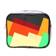 Miscellaneous retro shapes Mini Toiletries Bag (One Side)