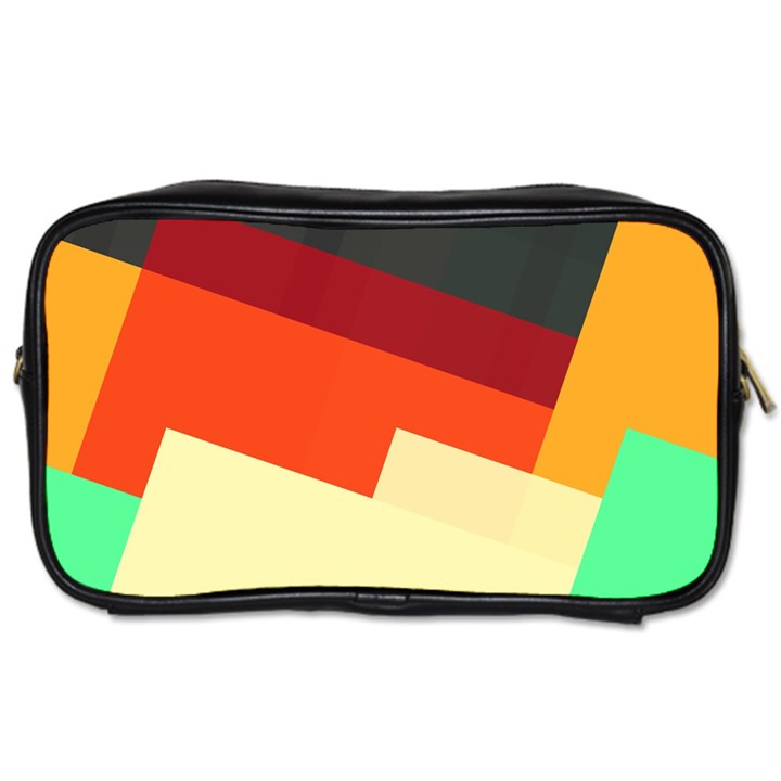 Miscellaneous retro shapes Toiletries Bag (One Side)